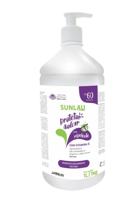 Protetor Solar com Repelente FPS 60 Sunlau - Imagem 2